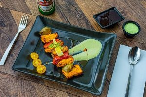 Achari paneer tika , inidna flavers